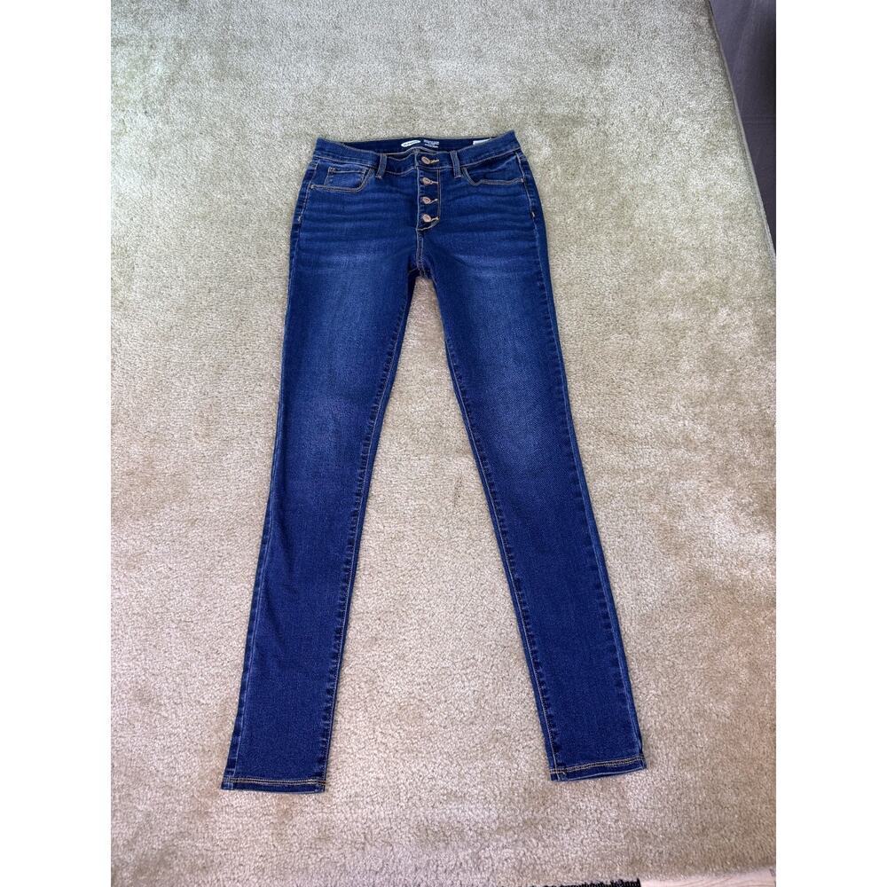 Old Navy Girls Rockstar Super Skinny Jeggings High Rise Blue Jeans Size 16 C332